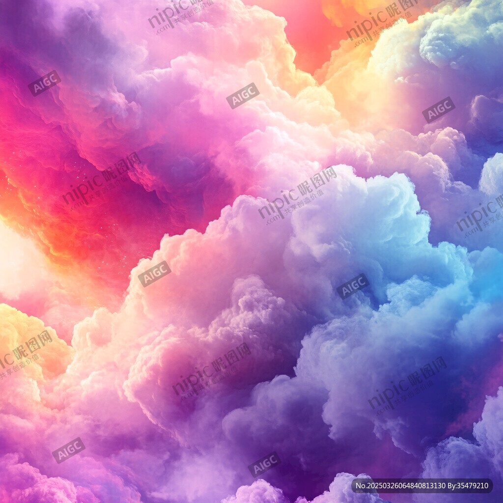 梦幻绚丽彩云图