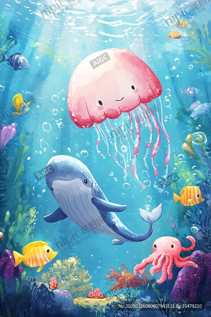 海底欢乐动物聚会