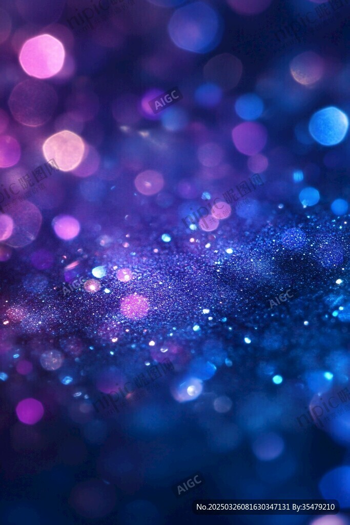 梦幻炫彩光斑背景图