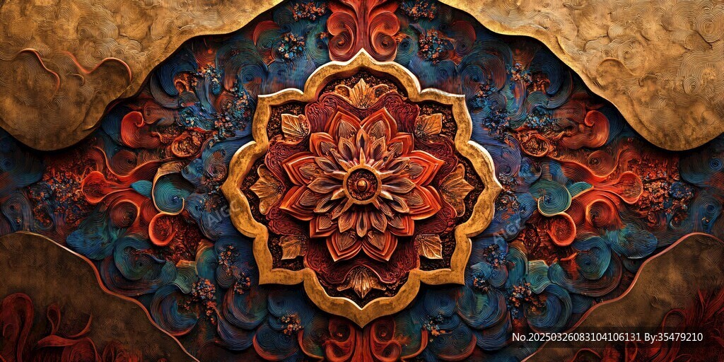 中式古典雕花装饰图案