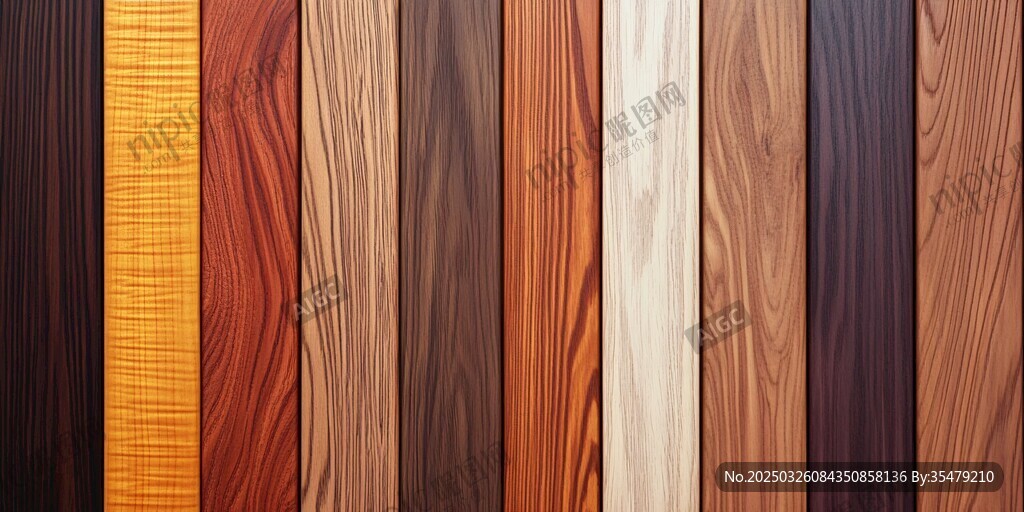 多样木纹板材展示