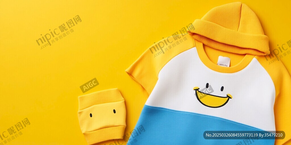 可爱笑脸儿童套装服饰