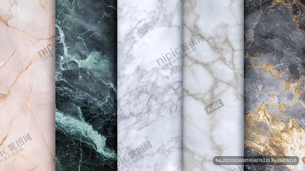 多样大理石纹理展示