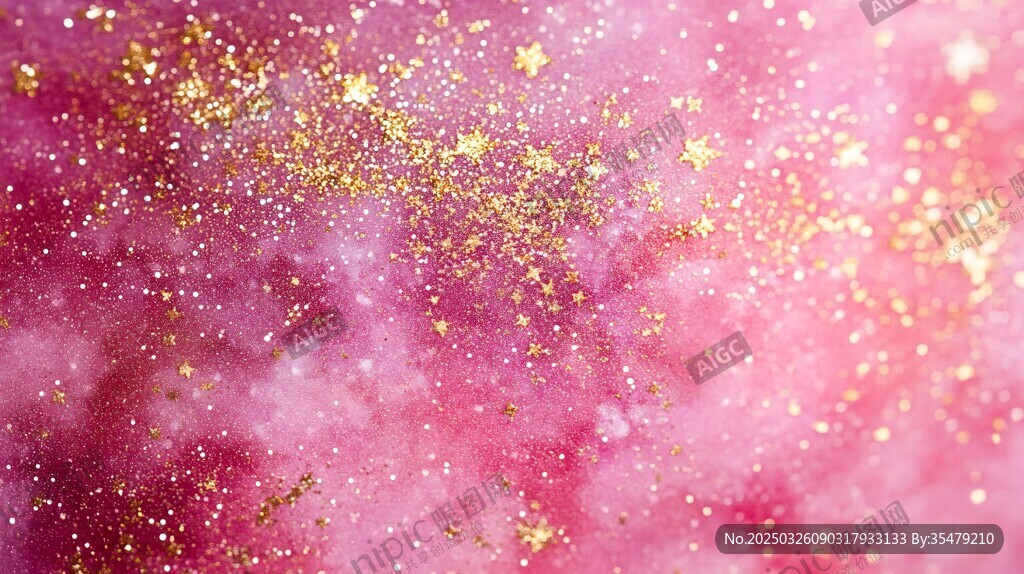 梦幻粉色金闪背景纹理