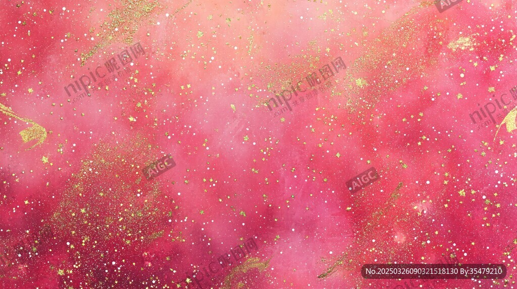 梦幻粉色洒金背景纹理