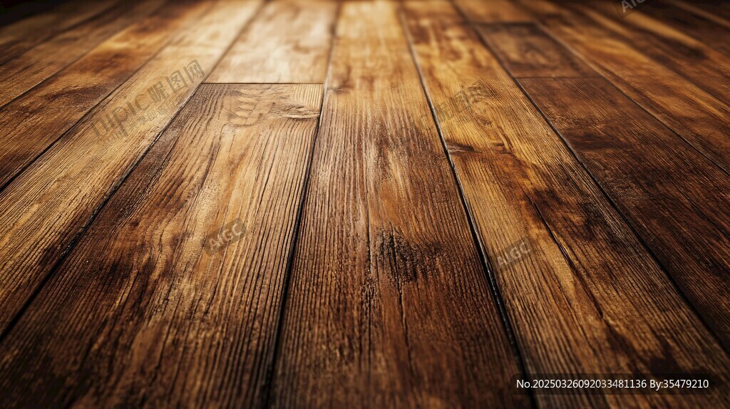 复古木质地板纹理特写