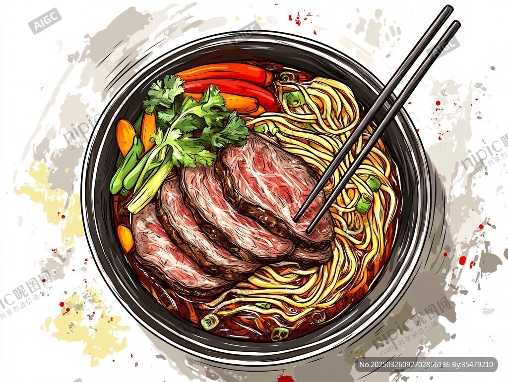 牛肉拉面 舌尖上的美味