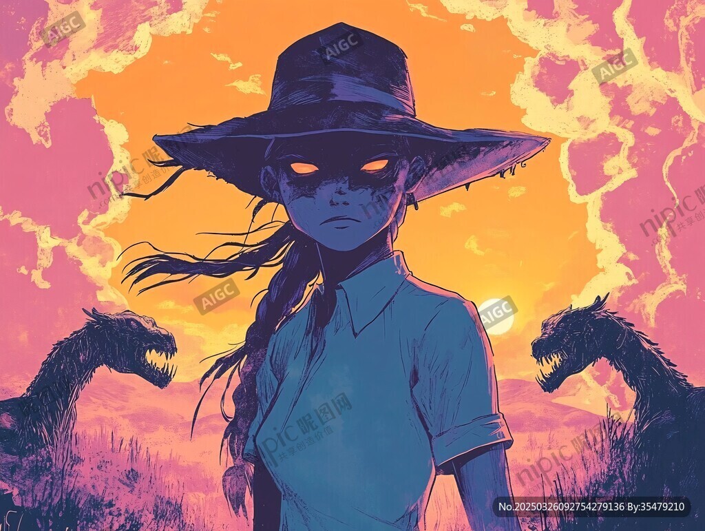 神秘少女与奇幻双兽