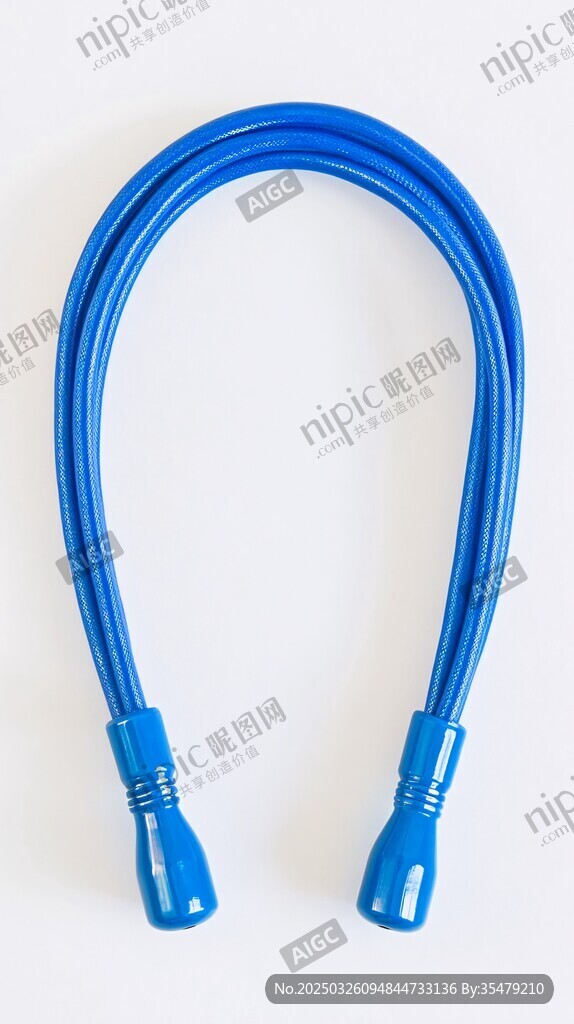 蓝色软管水管连接器示例