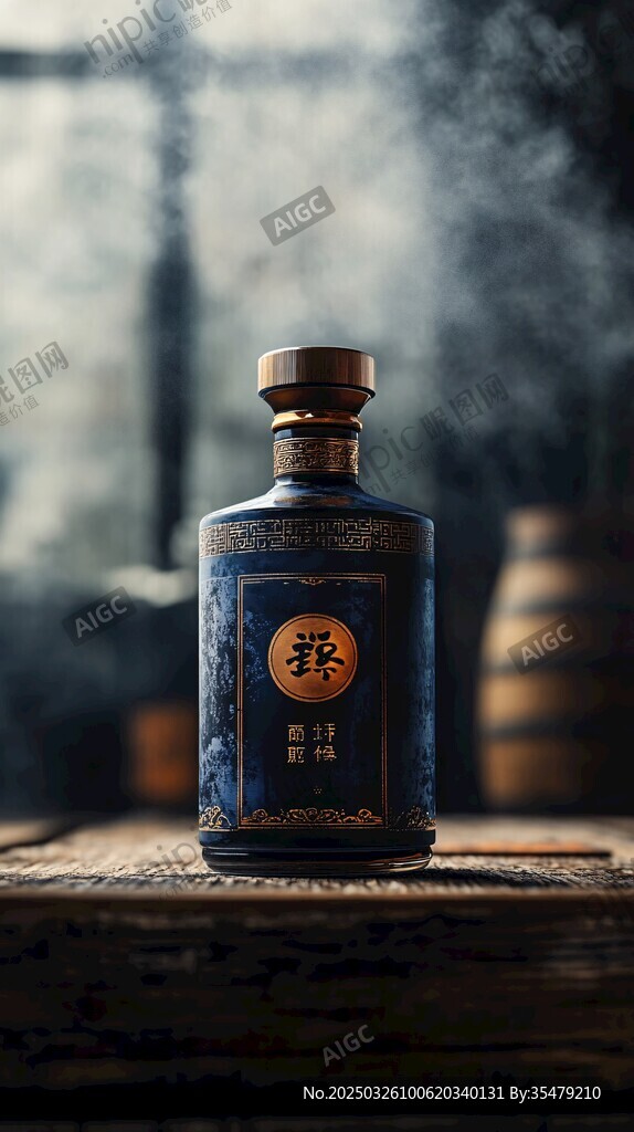 古韵蓝瓶白酒 尽显典雅