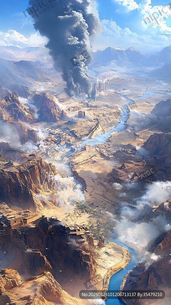 壮丽奇幻的峡谷景观