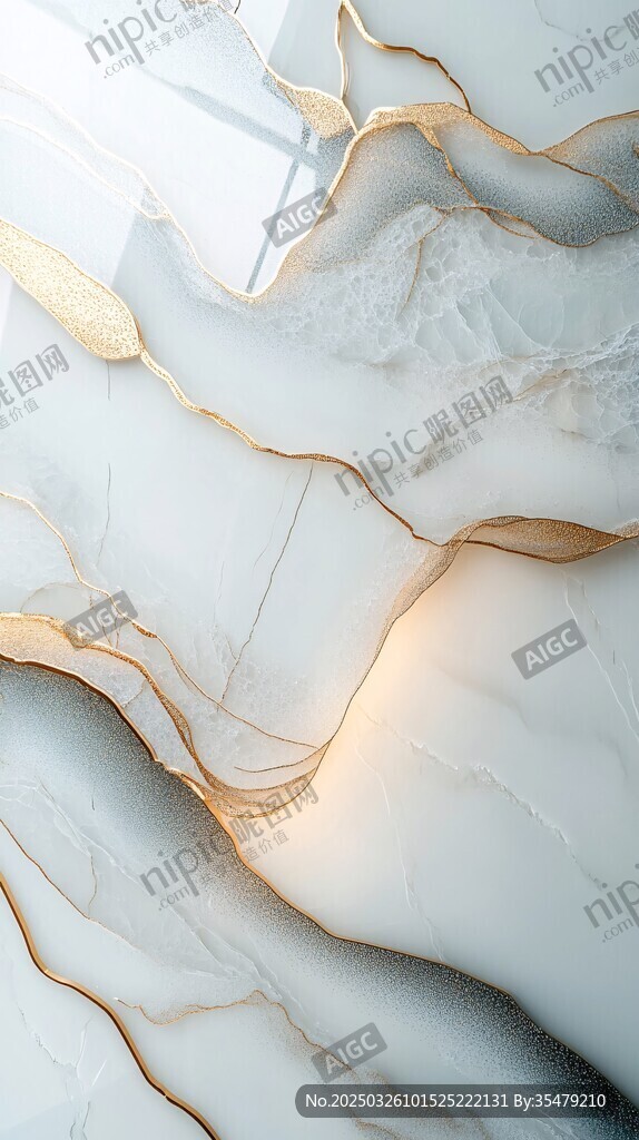 优雅金纹大理石纹理背景