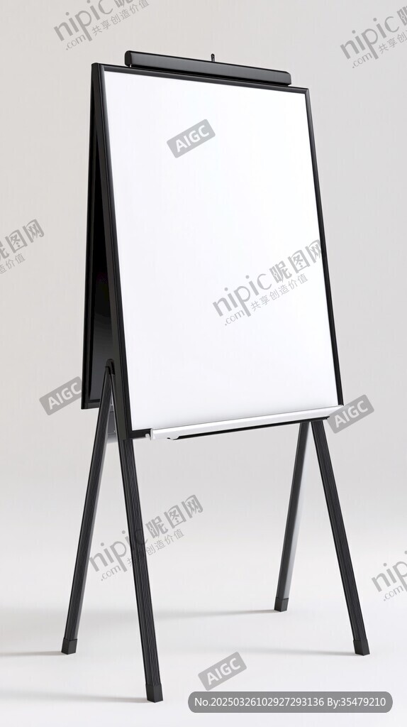空白画板架 简洁展示道具