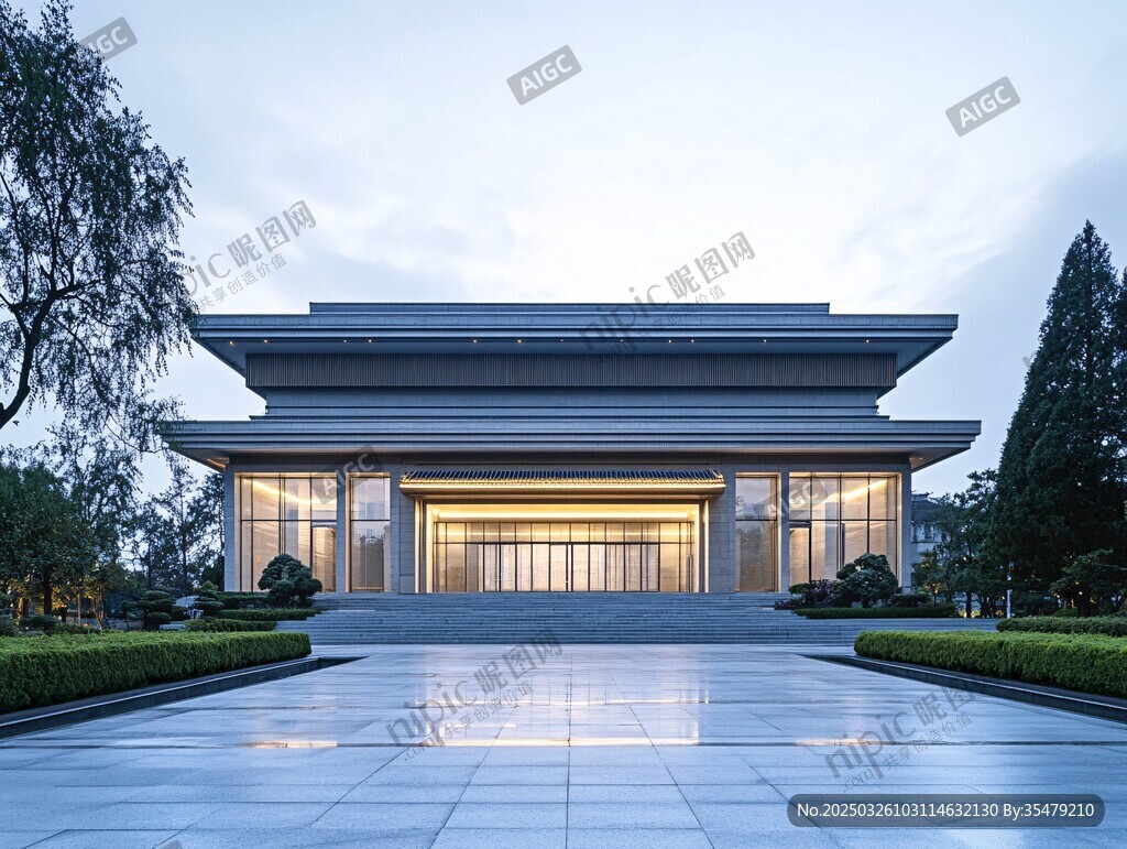 中式现代风格建筑外观