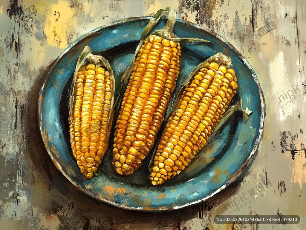 盘中三玉米