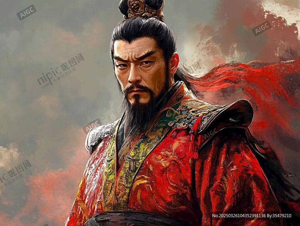 英勇威武的古代将领形象