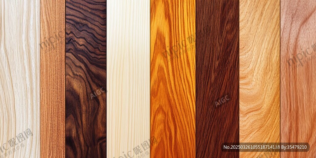 多样木材纹理展示