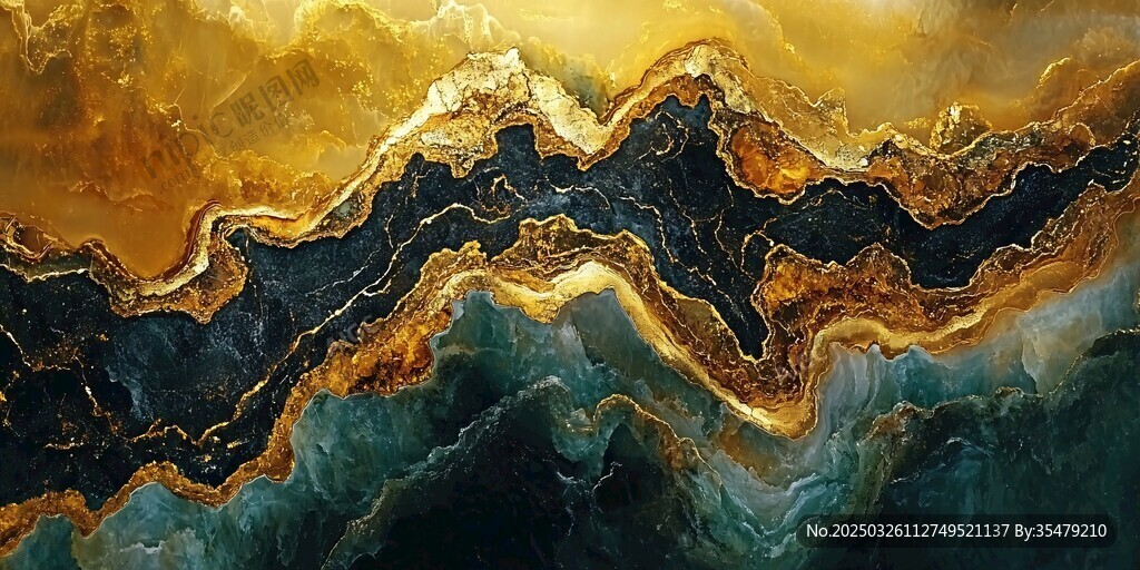 梦幻流体艺术抽象画