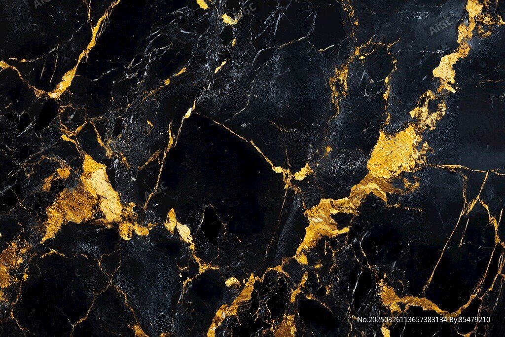 黑金大理石纹理