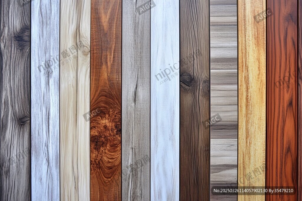 多样木纹板材展示