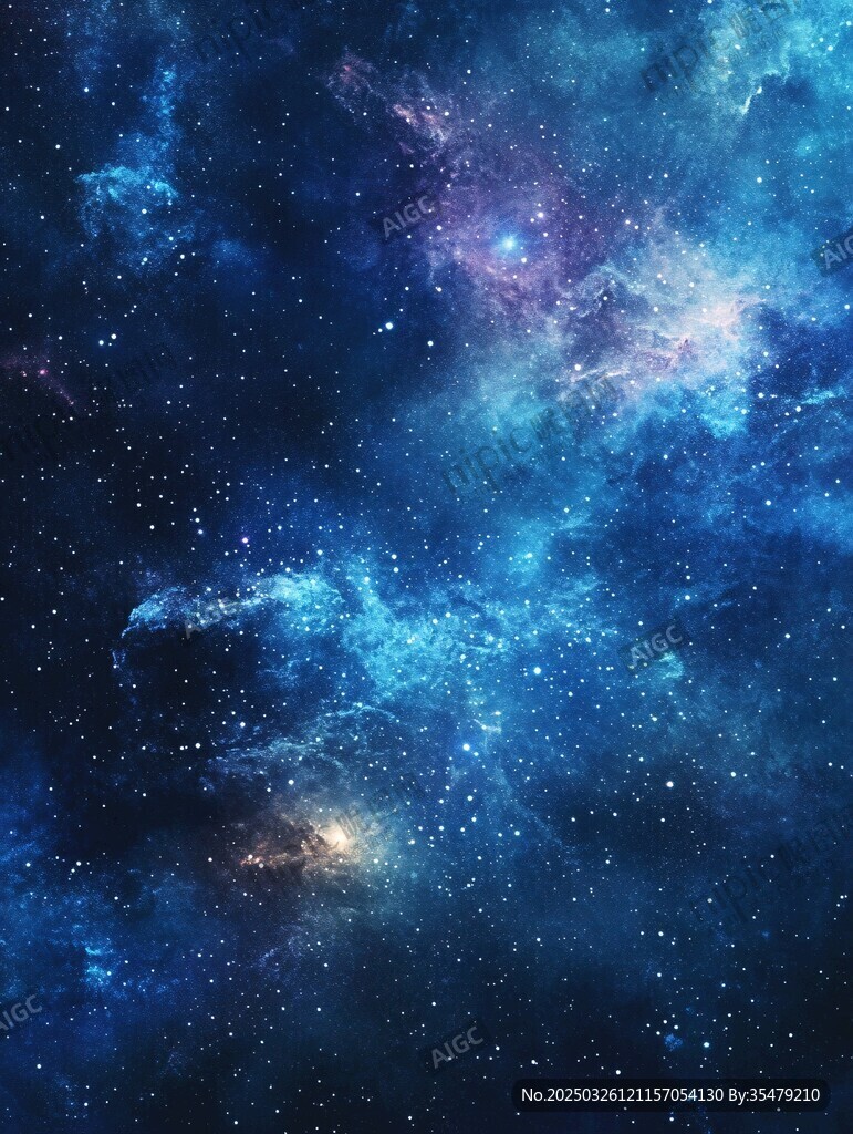 梦幻深邃的璀璨星空