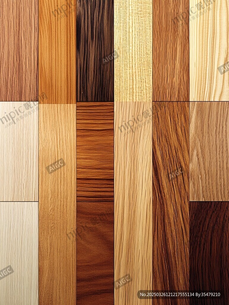 多样木材纹理展示