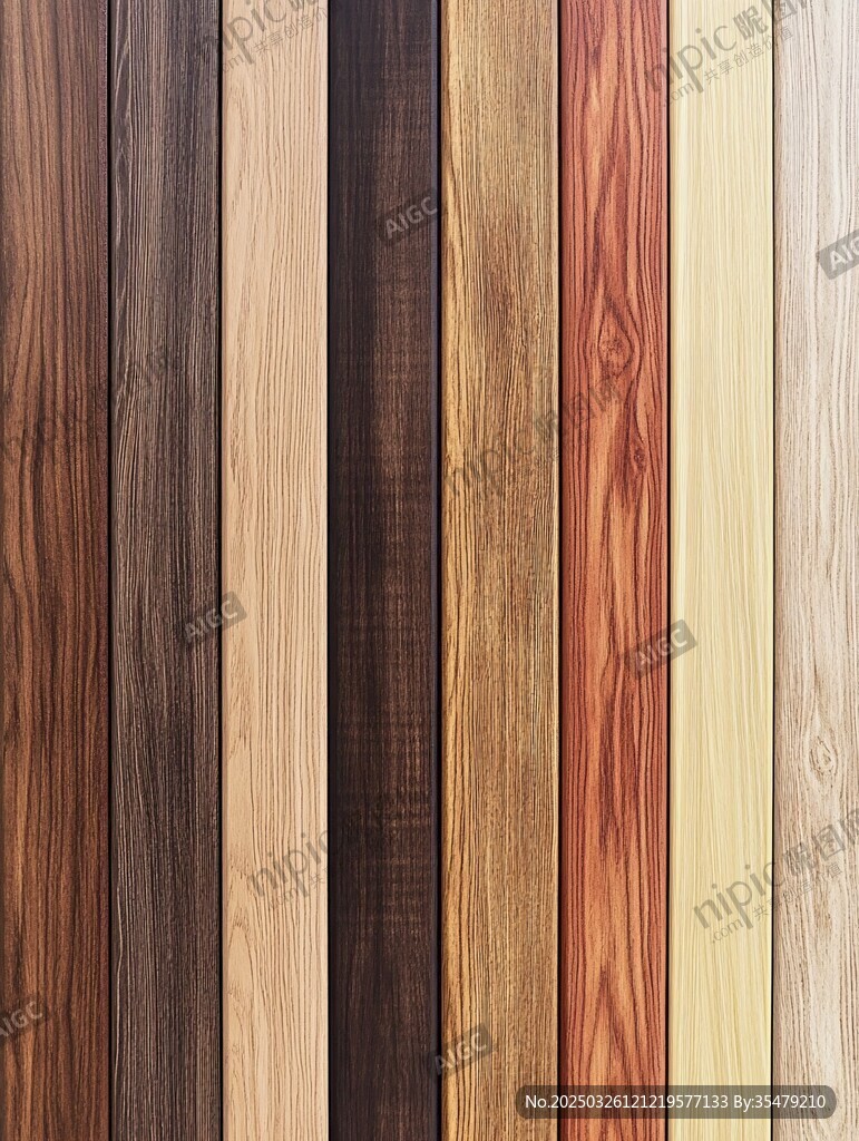 多样木纹板材展示