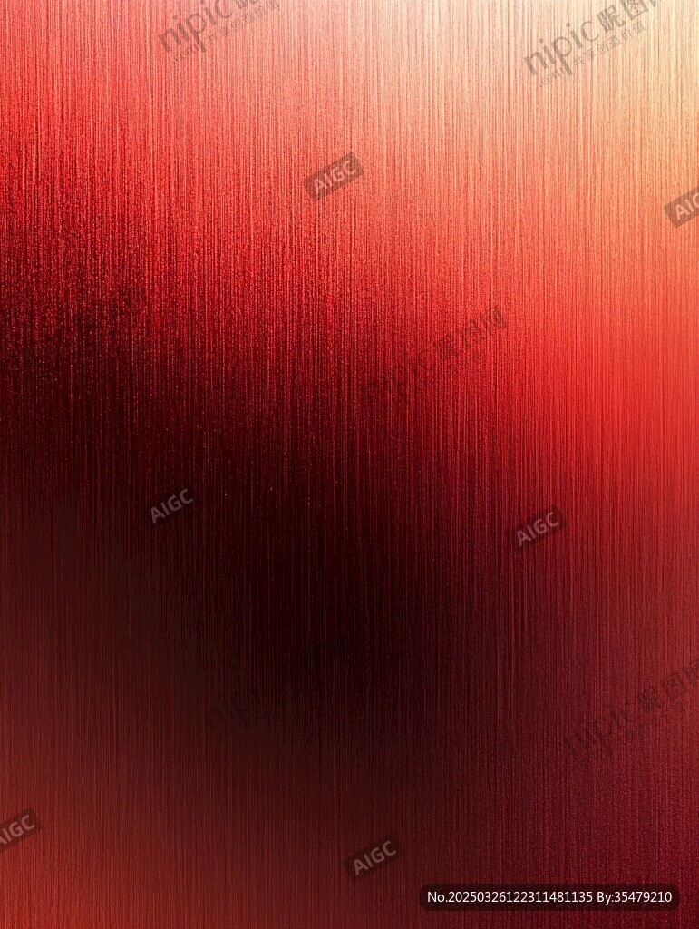 红色渐变金属质感背景图