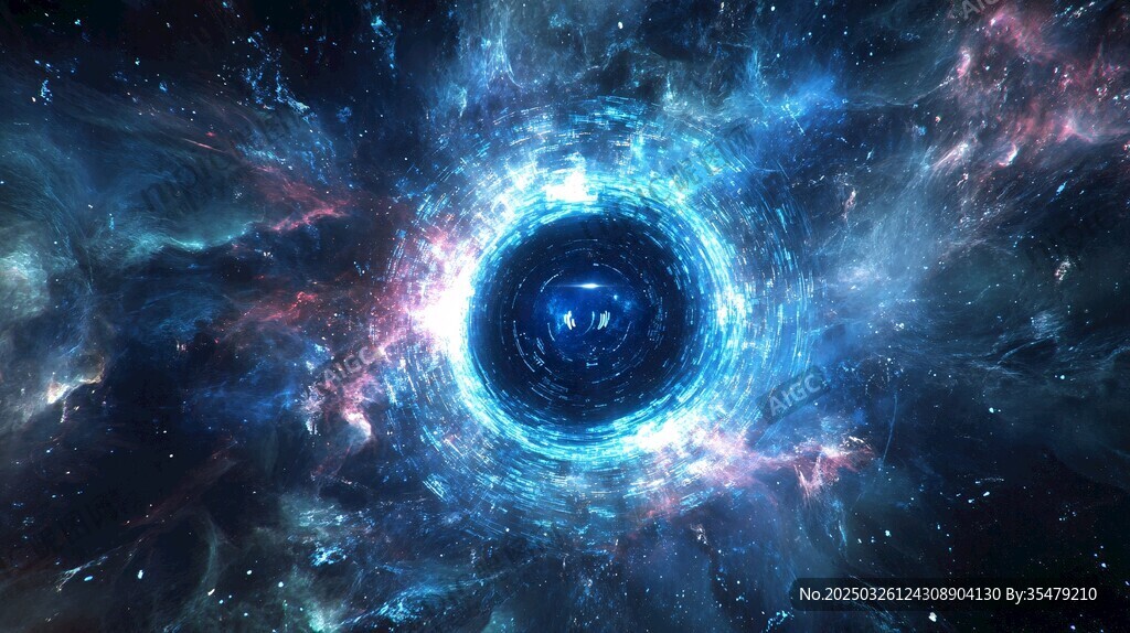 神秘宇宙黑洞壮丽景象