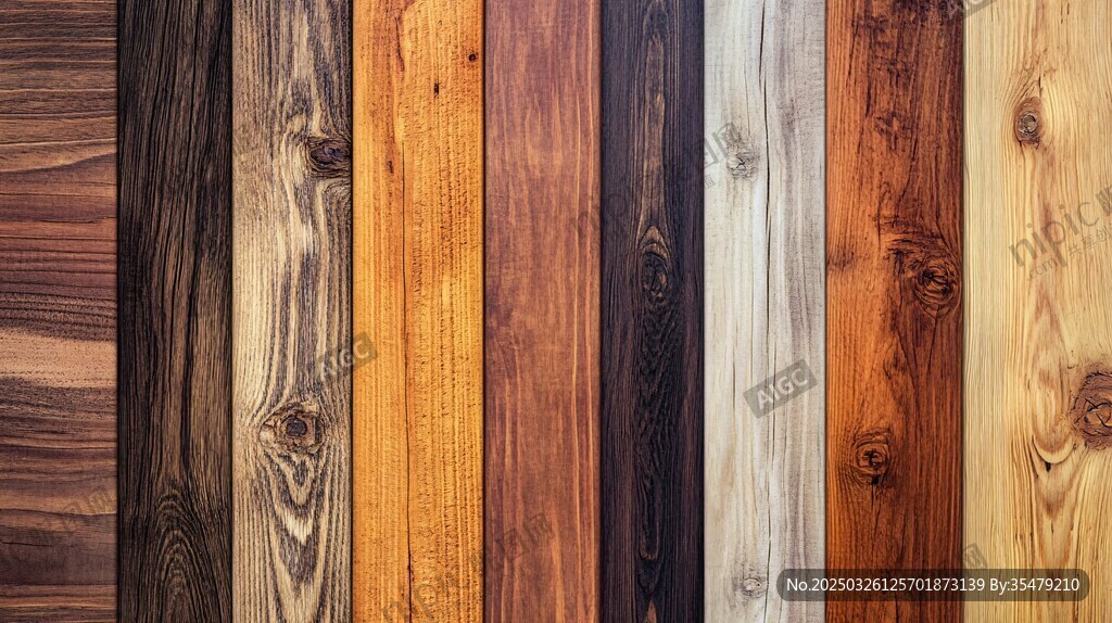 多样木材纹理展示