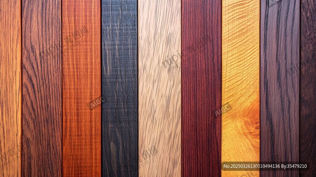 多样木纹板材展示