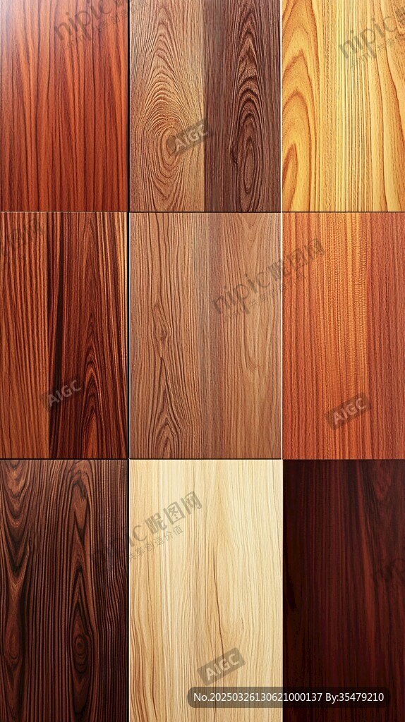 多样木纹板材展示