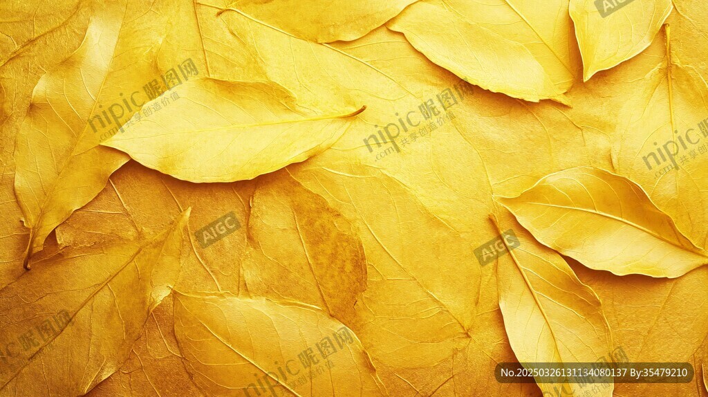金黄秋叶铺就绚烂画面