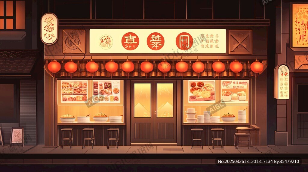 日式居酒屋夜景