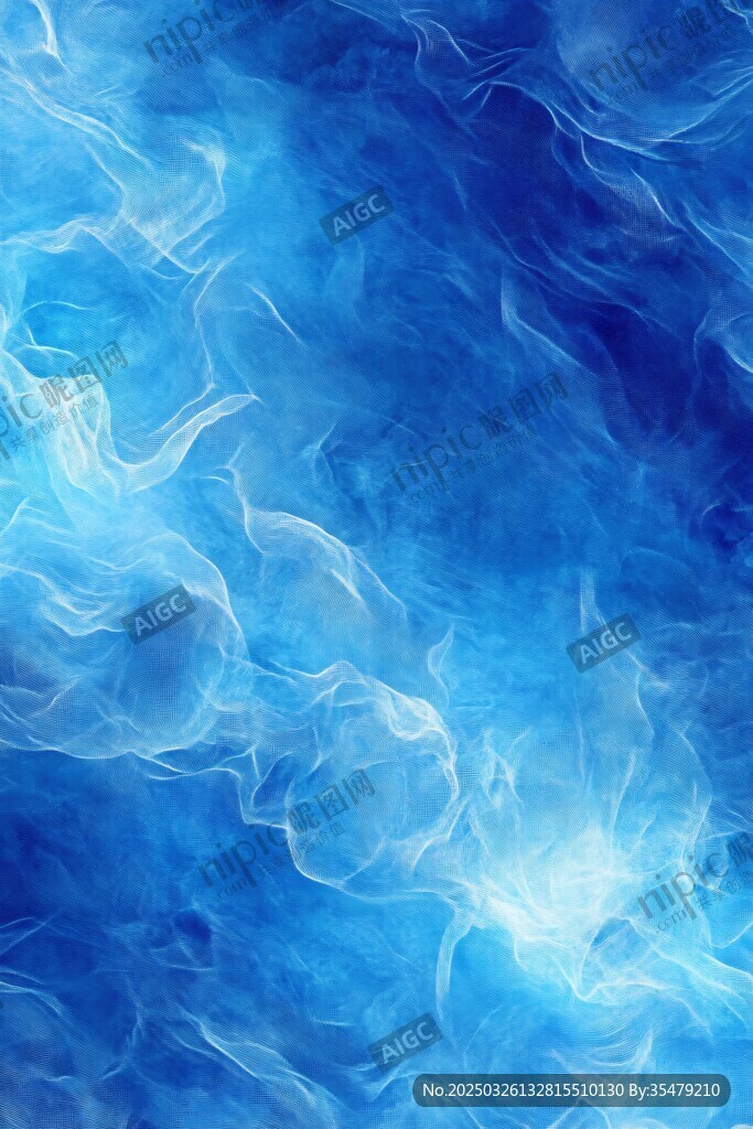 梦幻蓝色水纹背景图