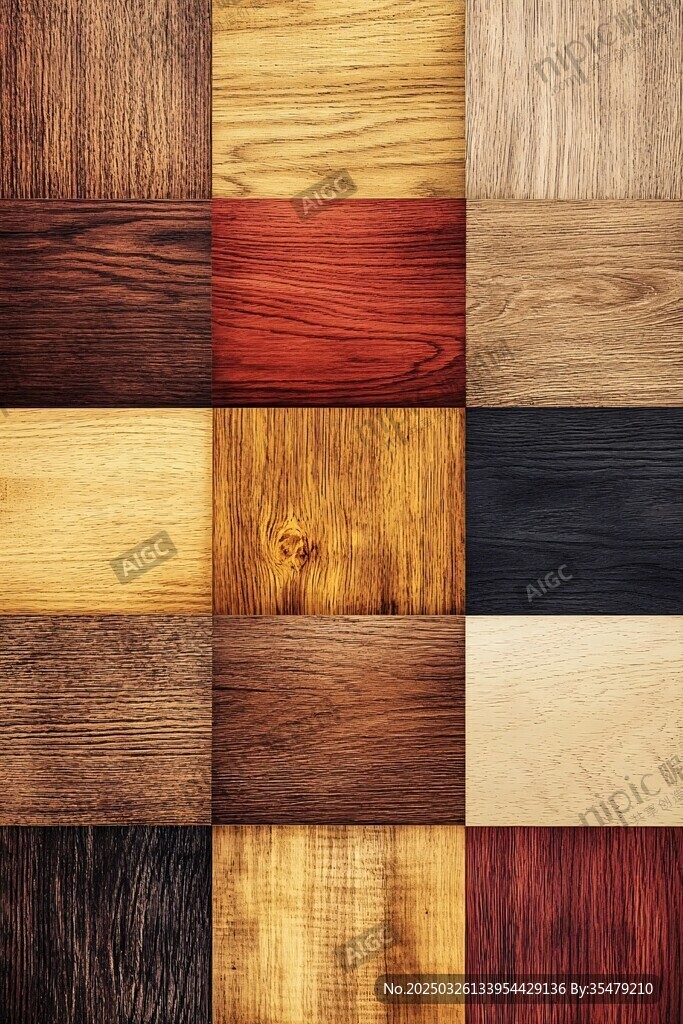 多样木材纹理展示