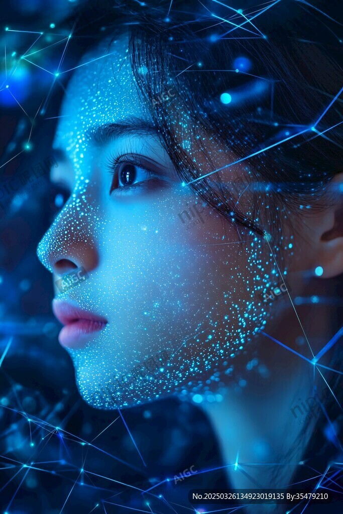 梦幻科技少女 光影交织之美