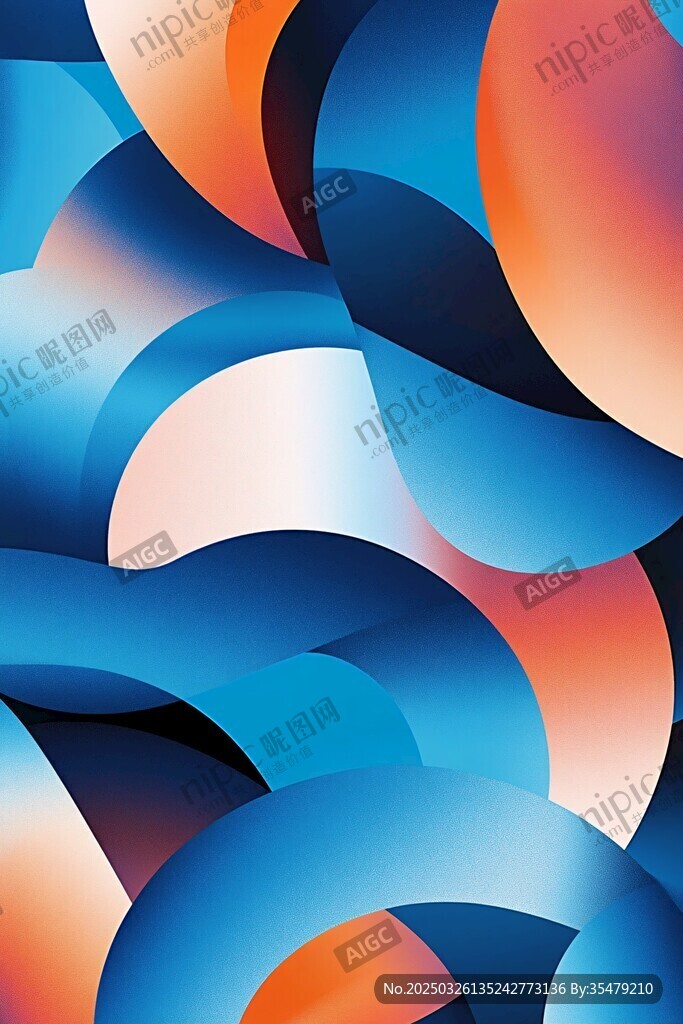 动感渐变几何图案背景