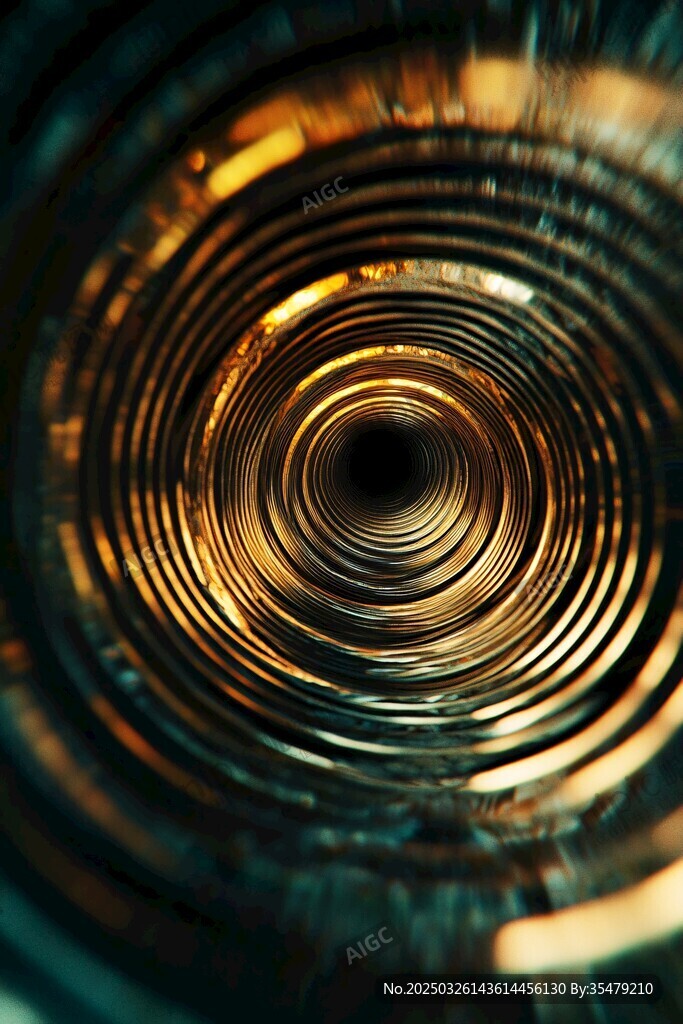 梦幻螺旋金属管道景观