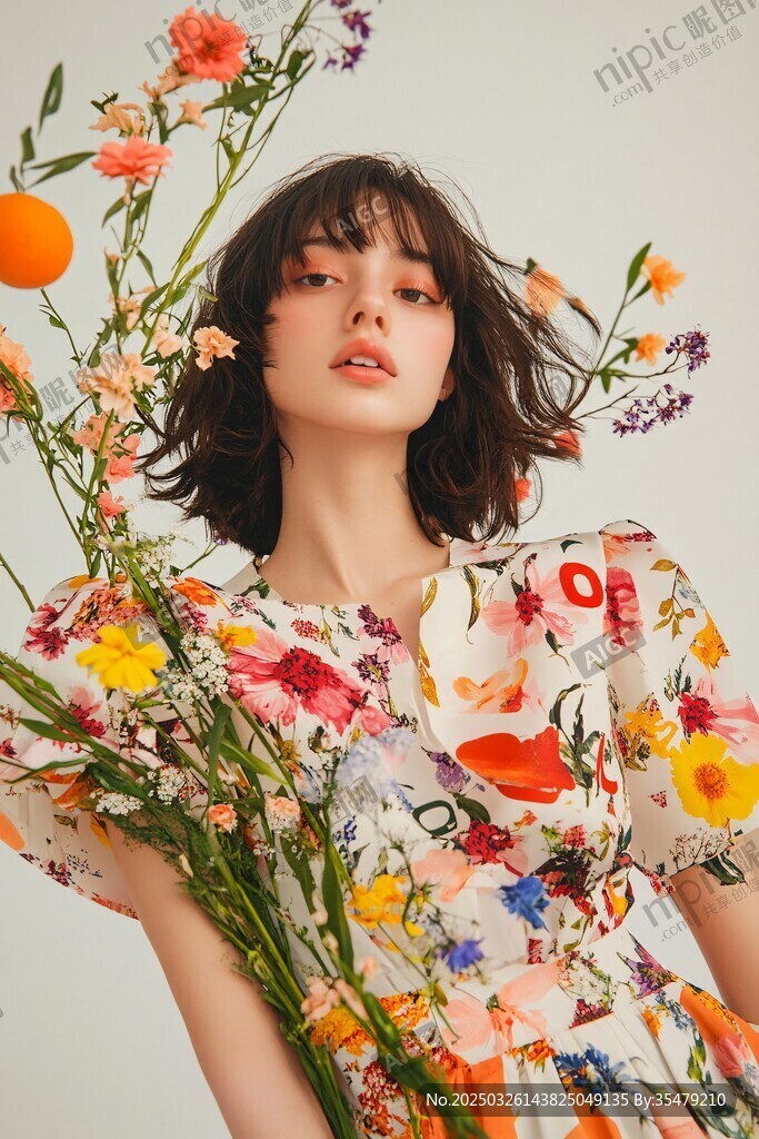 花漾少女的烂漫春日时光