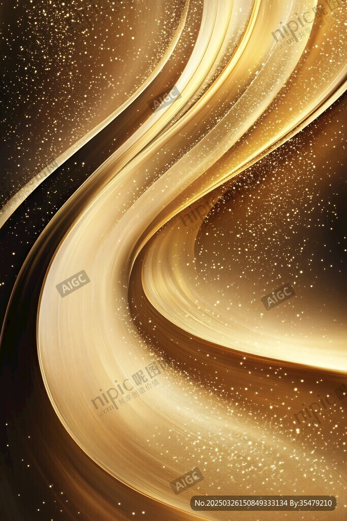 金色流光溢彩动感纹理