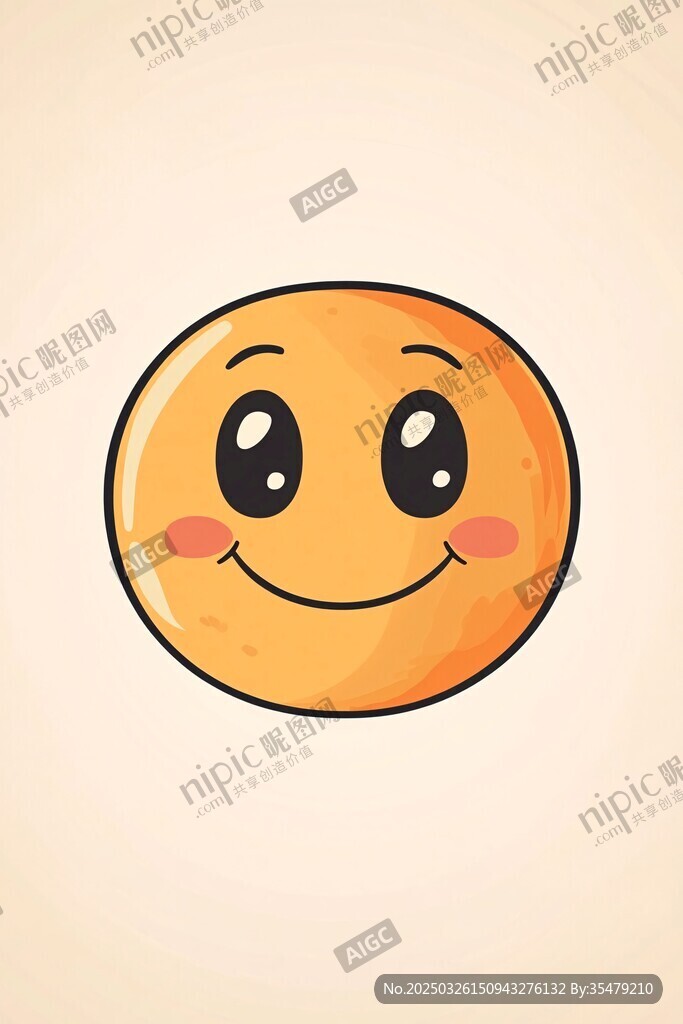 可爱笑脸表情符号