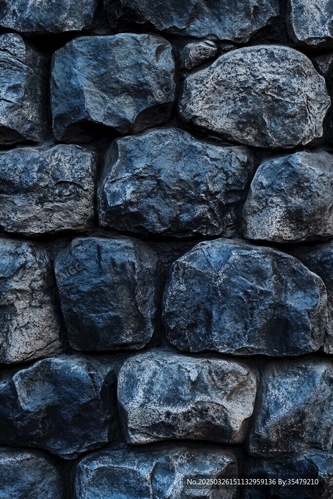 石砌墙面纹理特写