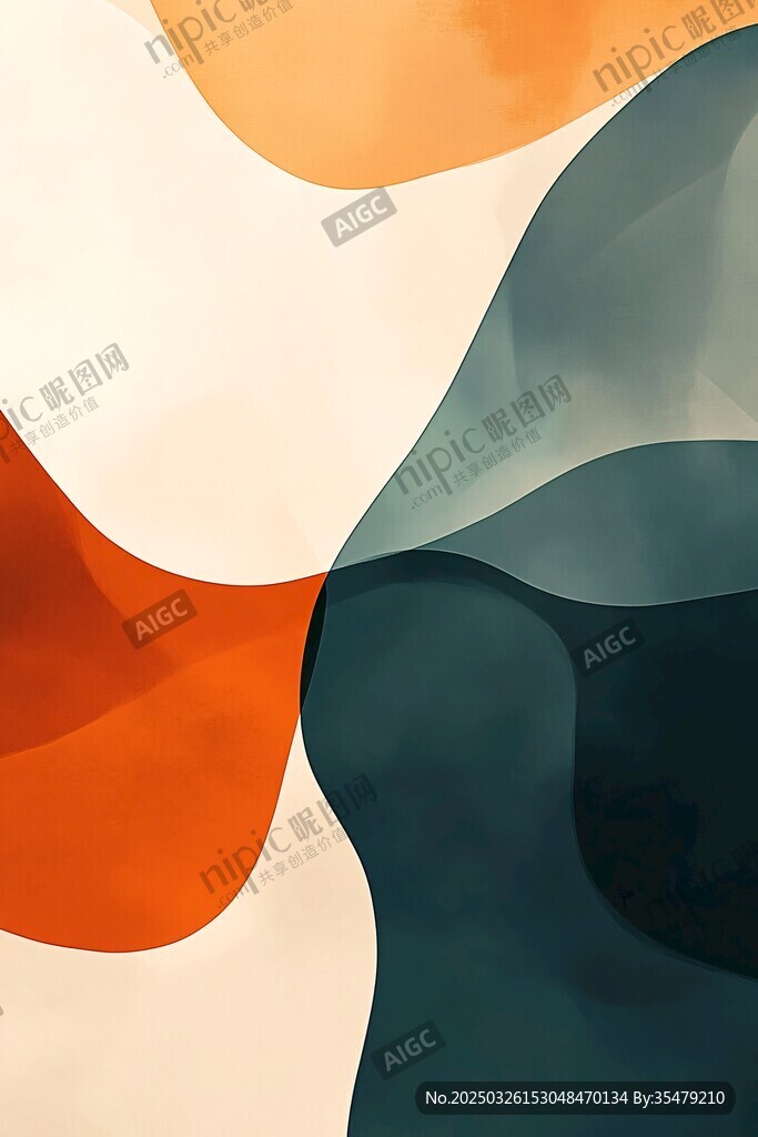 抽象流体色彩艺术图案