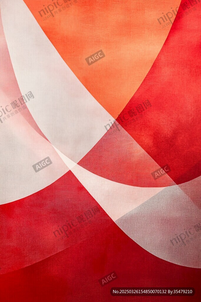 红色渐变抽象线条背景图