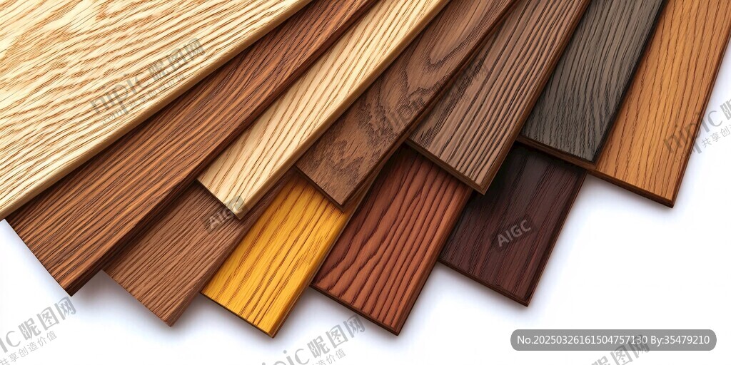 多样木质板材展示