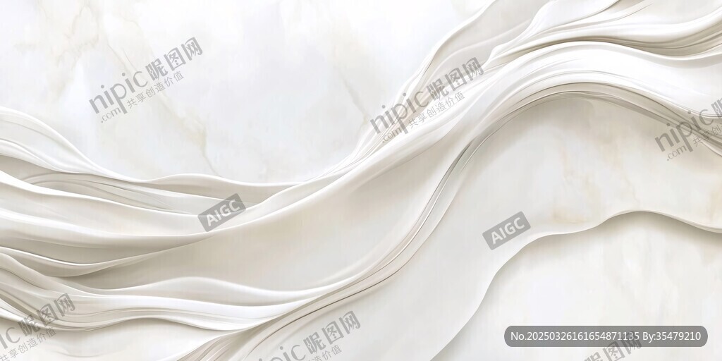 轻柔白色绸缎纹理背景