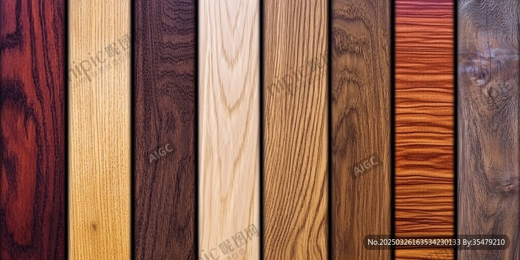 多样木材纹理展示