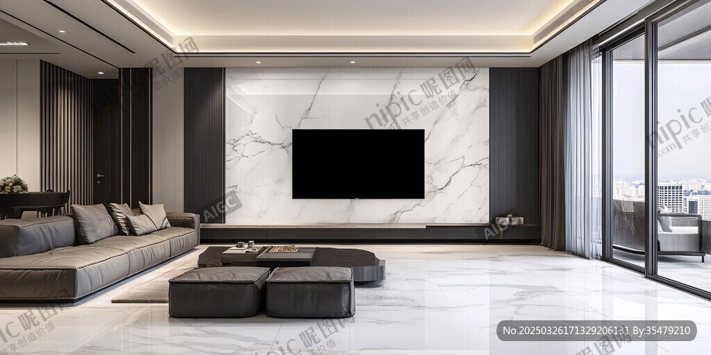 现代简约风客厅优雅空间