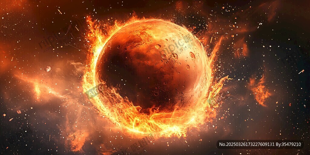 燃烧的星球 火星的炽热景象